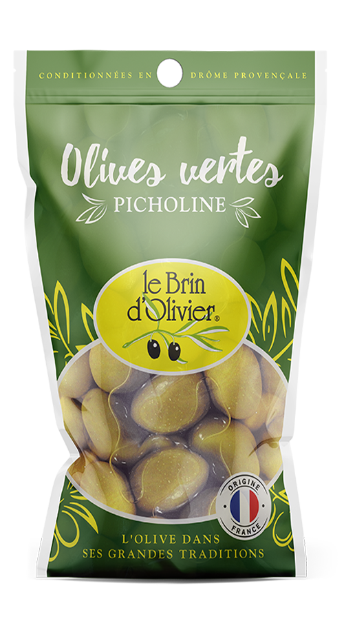 L’olive verte Picholine verte Picholine du Gard