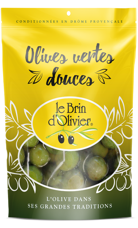 Olives vertes douces - Le Brin d'Olivier Olives vertes douces - Le Brin d'Olivier