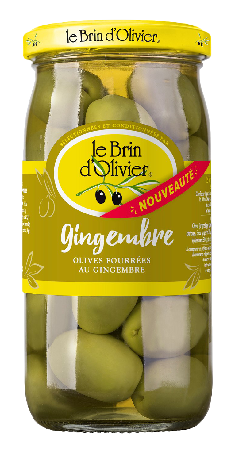 Olives vertes à la farce d’anchois