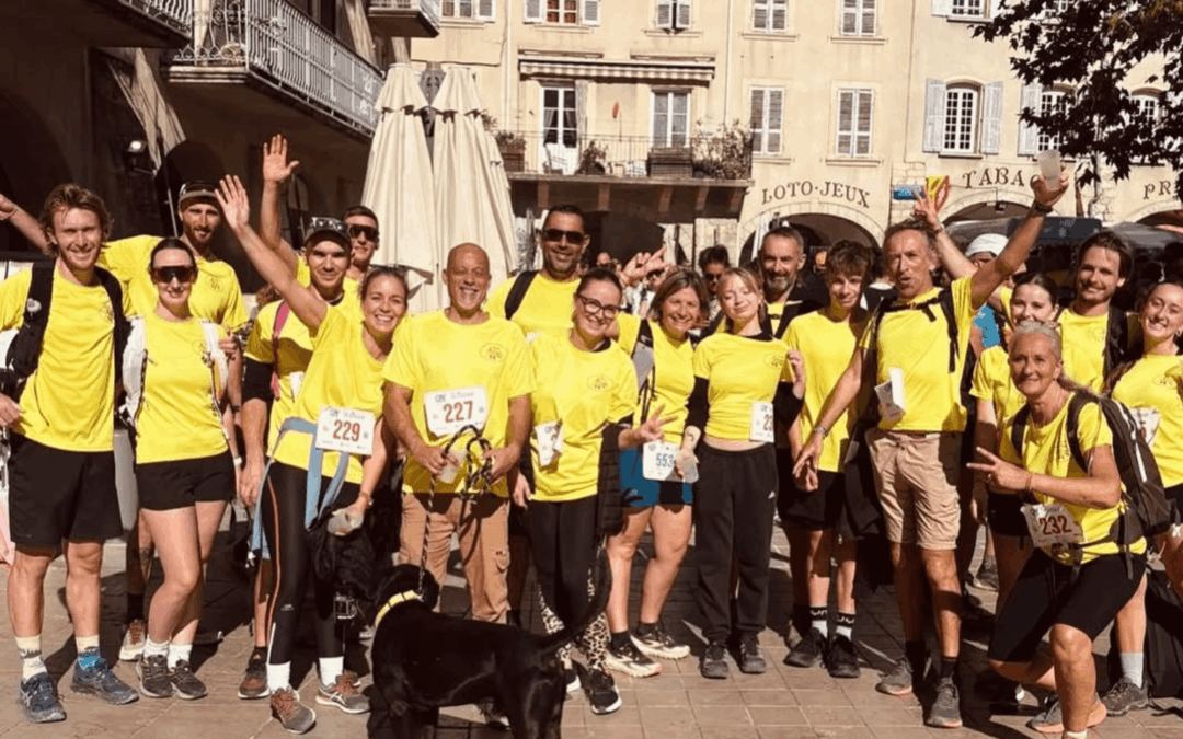 Trail de Nyons : l’équipe en mode sportive !